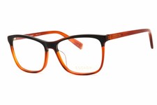 Escada VESA13 0802 Yellow Havana/Light Brown 55mm Eyeglasses New Authentic