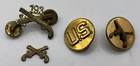Vintage WWII Lot  U.S. Army Military Badges Pins Buttons WW2