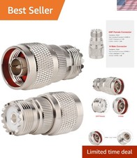 N Male to UHF Female Adapter - Pack of 2