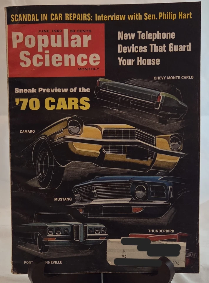 popular science magazine 1969 June - Dec.  (No July) - Image 2 of 4