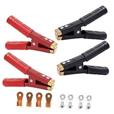1000A Battery Jumper Cable Clamps, Heavy Duty Car Battery Clamps Pure Copper,