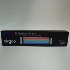 Airgoo Neon Addressable RGB 24-Pin Power Extension Cable 5V, 120 ARGB LEDs