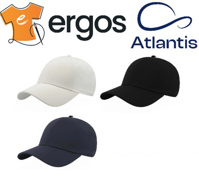 ATLANTIS Mütze BOND-S Polyester 6 Panels gebogenes Visier Reißverschluss