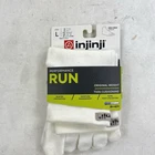NEW Injinji White Toe Socks Performance Run Thin Cushioning LARGE M 11-13 W 12+