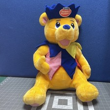 Riesiges 18-20 Zoll Dubble Kaugummi Maskottchen Plüschtier Stofftier Narr König Bär 1999