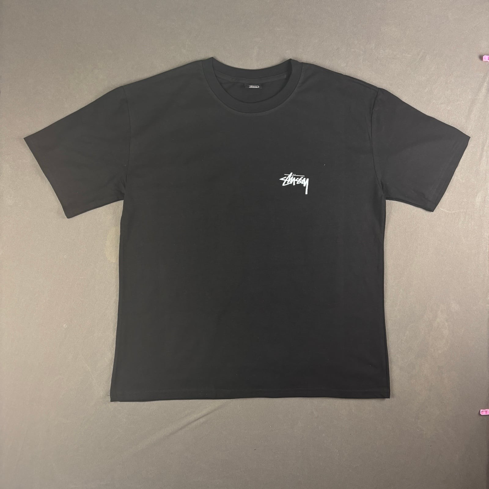 Stussy Black T Shirt L Spider Print