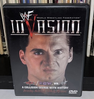 WWF Invasion 2001 DVD - WCW / ECW vs. WWF Wrestling RARE FULLY TESTED & WORKING