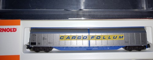 Arnold 4453 Großraum-Schiebewandwagen "Cargo Follum" der DB, in OVP; Spur N | Zustand: Neu