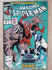 AMAZING SPIDER-MAN #344_FEBRUARY 1991_NEAR MINT MINUS_RHINO_CARDIAC_VENOM!