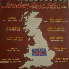 ZYX Records London Boot Mix Vol. 1 LP Vinyl 1985 Disco 33 RPM ZYX 5376