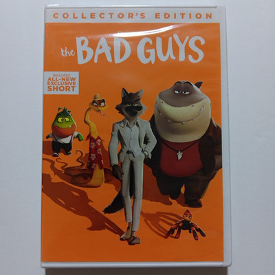 The Bad Guys (DVD 2022) Collector's Edition Most Wanted Infamous Five Friends