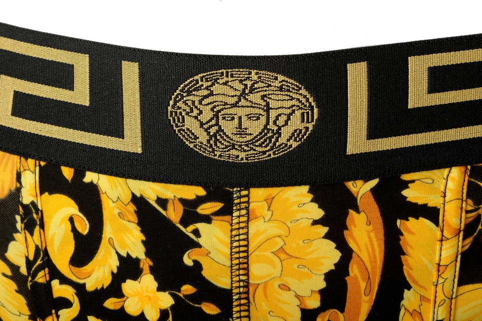 Versace Men's Barocco Print Low Rise Trunk Underwear Versace Sz 4 US S IT 48 - Image 4 of 4