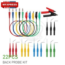 22pcs Back Probe Kit Multimeter Test Leads Tool Identified Probe For Automotive 22pcs Back Probe Kit Multimeter Test Leads Tool Identified Probe For Automotive