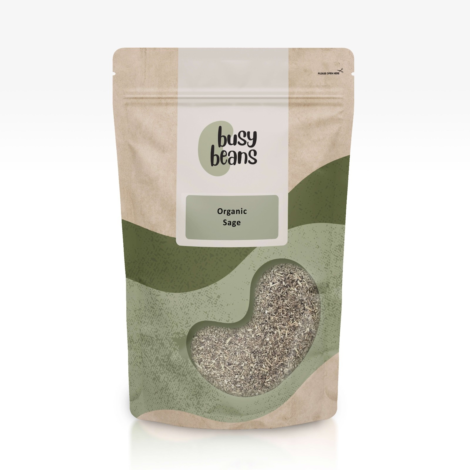 Organic Dried Sage (500g) | Premium Quality Herbal Tea & Cooking Herb | Vegan