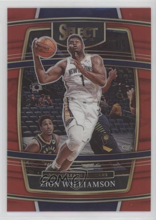 2021-22 Panini Select Concourse Red Prizm /199 Zion Williamson #96 0y07