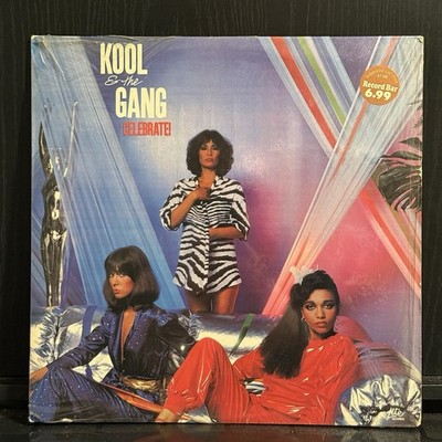 KOOL & THE GANG Celebrate! 1980 De-Lite 1st Press DSR-9518 Shrink Contest Insert