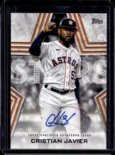 2023 Topps Cristian Javier Baseball Stars Auto Series One #BSA-CJ Astros
