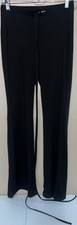 H M Women's Black Size Small Stretch Drawstring Leggings Superb EUC   
