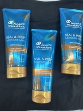 3 Pack- Head  Shoulders Royal Oils Seal  Prep Coconut Oil Moisture Milk 6.5 DI