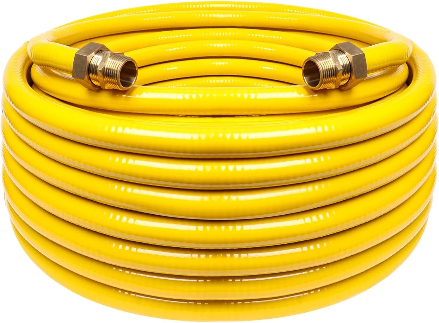 70ft 1/2'' Flexible Gas Line, CSST Corrugated Stainless Steel Tubing Pipe Kit...