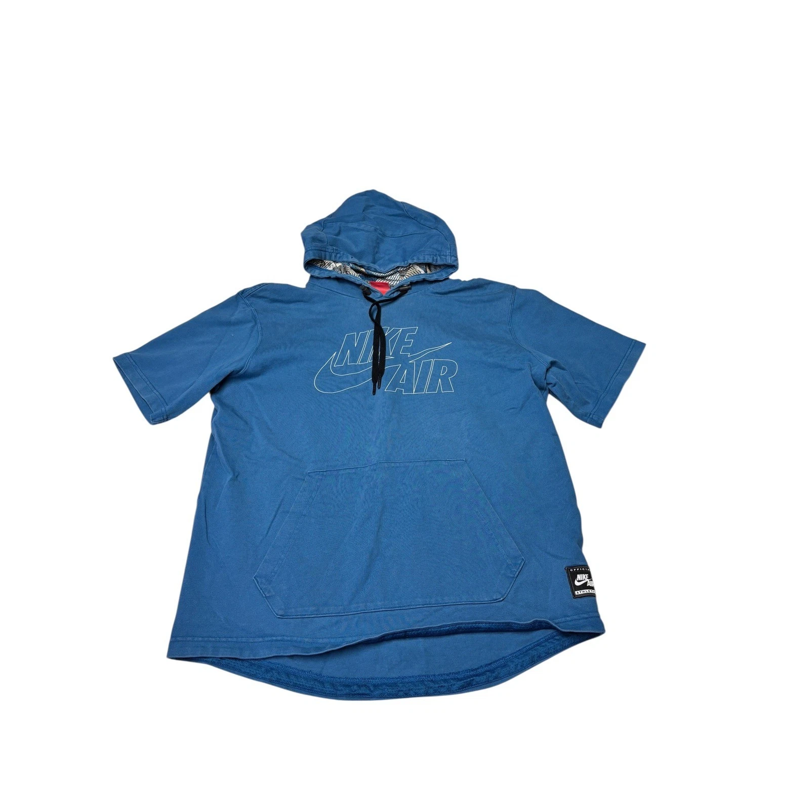 Nike Air Blue Short Sleeve Hoodie Athletic Tech Fleece Mens Size L
Opens in a new window or tab