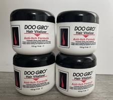 Lot of 4 DOO GRO Hair Vitalizer Anti-itch 4oz. each