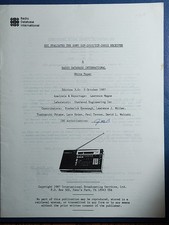 Original RDI Evaluates SONY ICF-2010/ICF-2001D Receiver White Paper