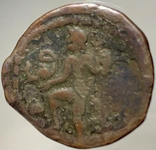 Goddess Fortuna Roman Provincial 27BC-14AD Reign of Augustus Neptune Coin Rare