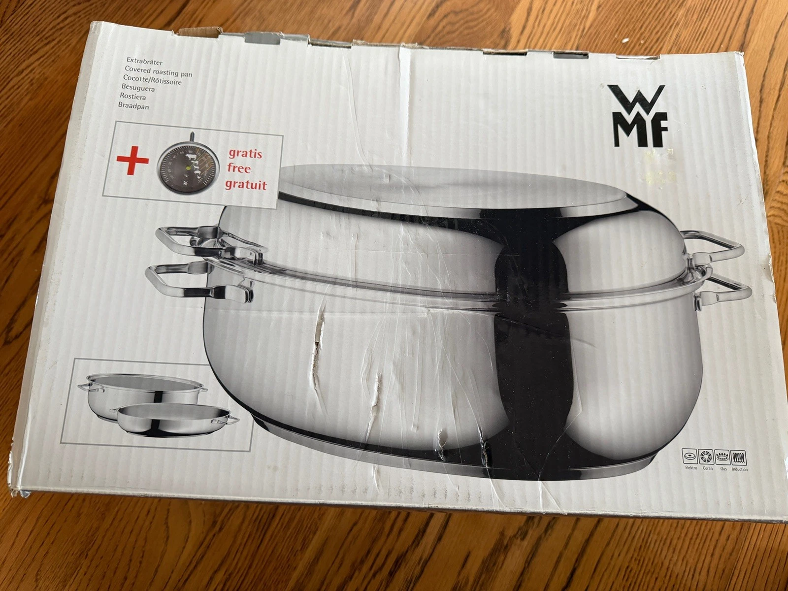WMF Covered Roasting Pan (Extrabrater) — Brand New, Never Used
Opens in a new window or tab