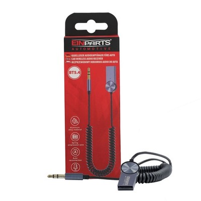 EINPARTS Adapter Audio-Transmitter Bluetooth 54 auf Klinke AUX 35 Auto