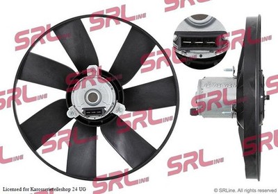 Elektrolüfter für VW Vento Golf 3 Cabrio Variant Polo II Corrado Coupe 86-02