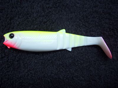 Original Savagegear Cannibal Shad Gummifisch in 6,8cm mit 3g Farbe:  Clown