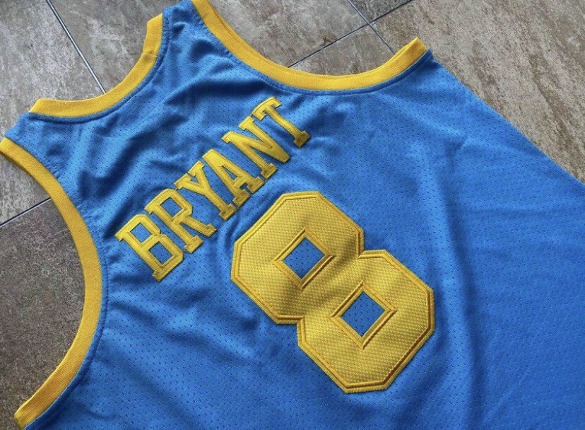 Los Angeles Lakers Kobe Bryant blue basketball retro jersey