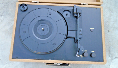 Vintage Crosley Portable Record Player Vinyl Model CR49-TW Power Supply 12V