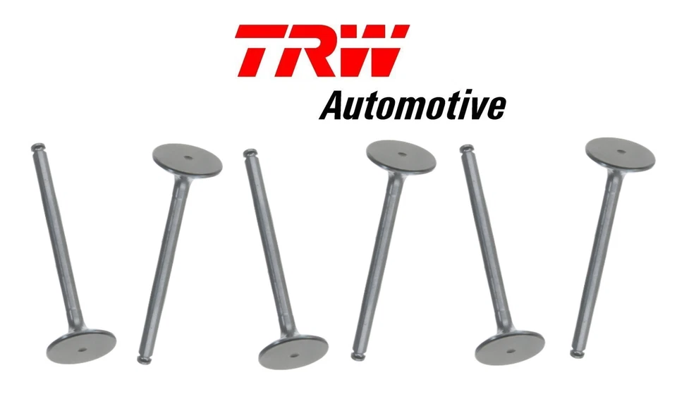 Engine Exhaust Valves Set Of 6 For Mercedes W124,W140,R129,W202,W210,W203 TRW - Image 2 of 4