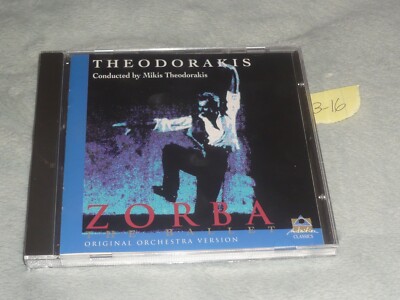 Brand New Theodorakis CD Zorba the Ballet / Original Version / Intuition Germany