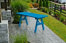 5 FT- PICNIC TABLE ONLY *UNFINISHED, STAIN & PAINT OPTIONS* Amish Made in USA