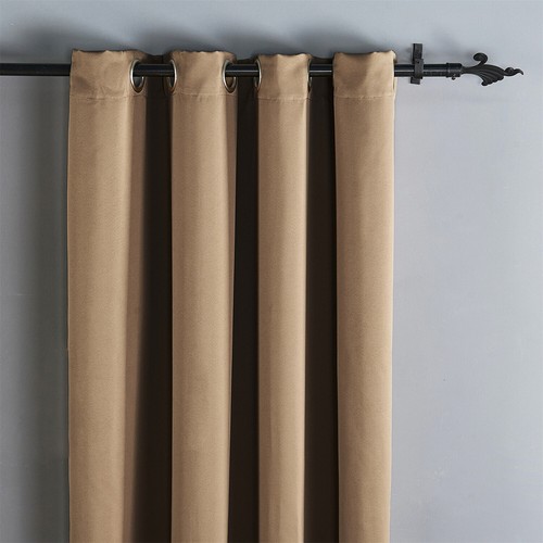 2 PC Heavy Thick Blackout Grommet Window Curtain Drape Treatment Room Darkening - Picture 84 of 102