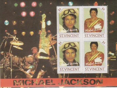 Block Michael Jackson St.Vincent t postfrisch 7320
