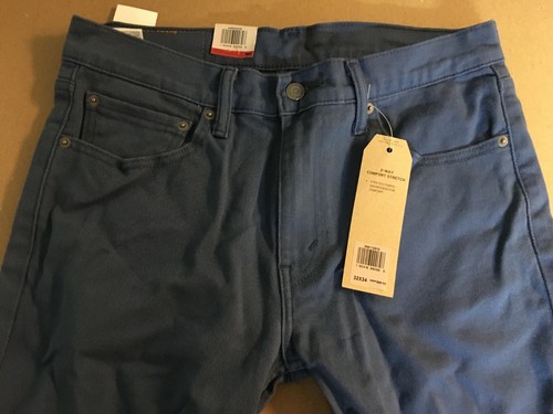 Mens 32W 34L Stretch Levis 511 Slim Fit Jeans Blue | eBay