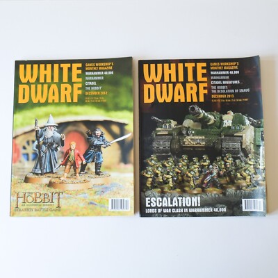 WHITE DWARF Warhammer Magazines THE HOBBIT GAME Back Issues