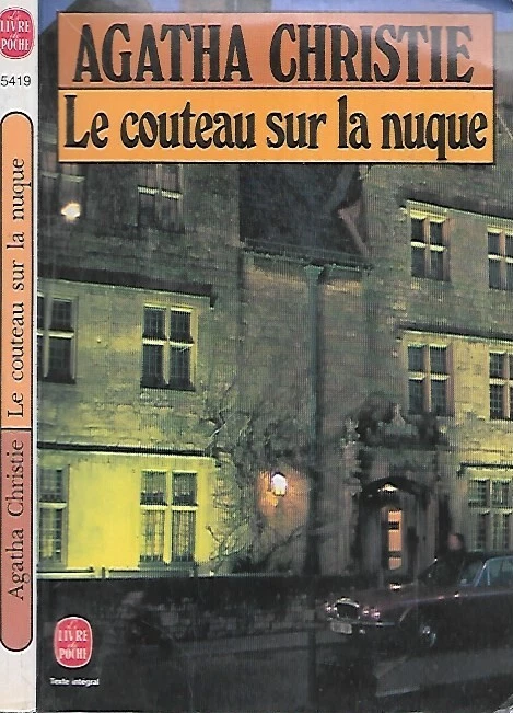 AGATHA CHRISTIE--LE COUTEAU SUR LA NUQUE--le Livre de Poche - Photo 1/1
