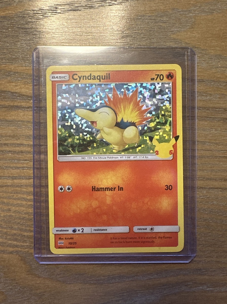 cyndaquil pokemon card mcdonalds Pokemon - McDonalds - 25th Anniversary Collection - Cyndaquil main image 0