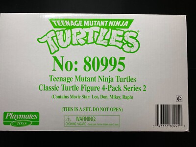 TMNT Teenage Mutant Ninja Turtles Movie Star 4 Pack Set Action