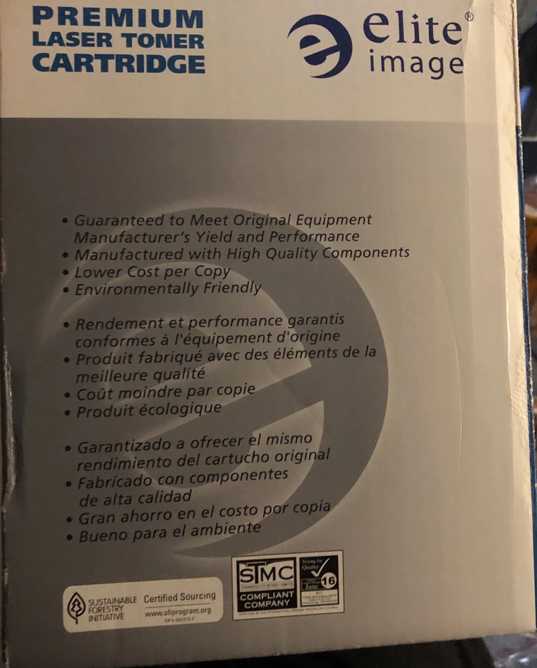 Elite Toner Cartridge HY 2 500 Page Yield Black 75821 - Image 3 of 3