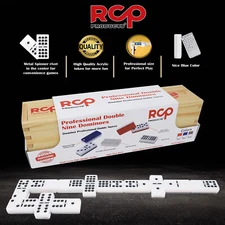 RCP Cuban Domino Game Profesional Doble Nine, Domino Doble Nueve Cubano Gray