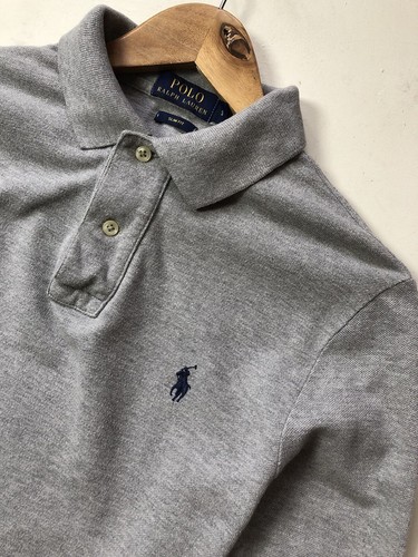Polo Ralph Lauren Langarm Poloshirt gefüttert Herren Größe S