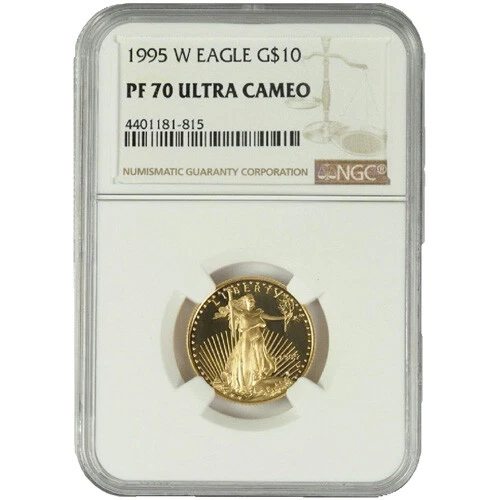 1995-W 1/4 oz Proof American Gold Eagle Coin NGC PF70 UCAM