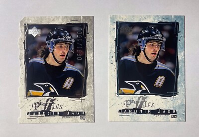 1998-99 Upper Deck Profiles Quantum 1500 +  Base 2 Card Lot JAROMIR JAGR