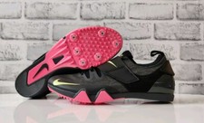 Nike Zoom PV Elite Pole Vault Spikes W/Bag Black AA1204-004 Men's Size 9